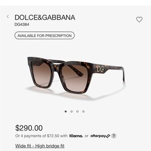 Dolce & Gabana sunglasses